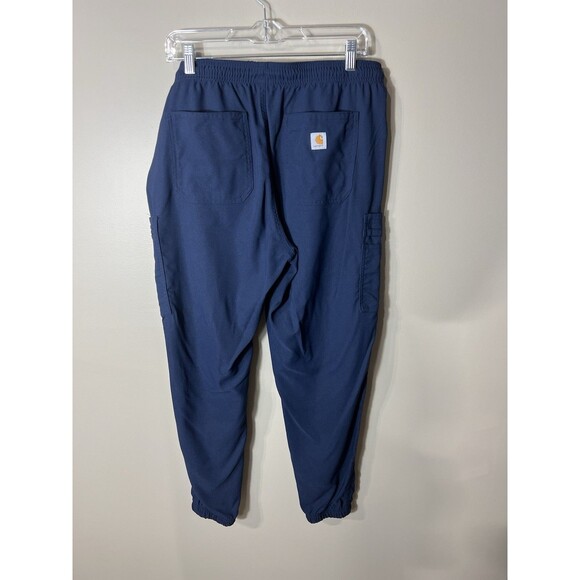 Carhartt Jogger Scrub Pants Womens Large Blue Nurse Cargo Hospital - Picture 2 of 13